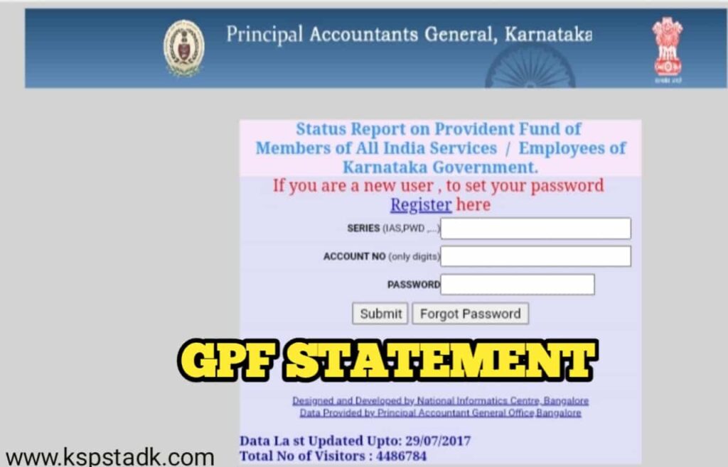 GPF STATEMENT DOWNLOAD ಮಾಡಲು ಇಲ್ಲಿ ಕ್ಲಿಕ್ ಮಾಡಿ » KSPSTADK Https ...