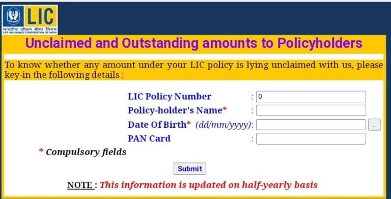 Check your lic