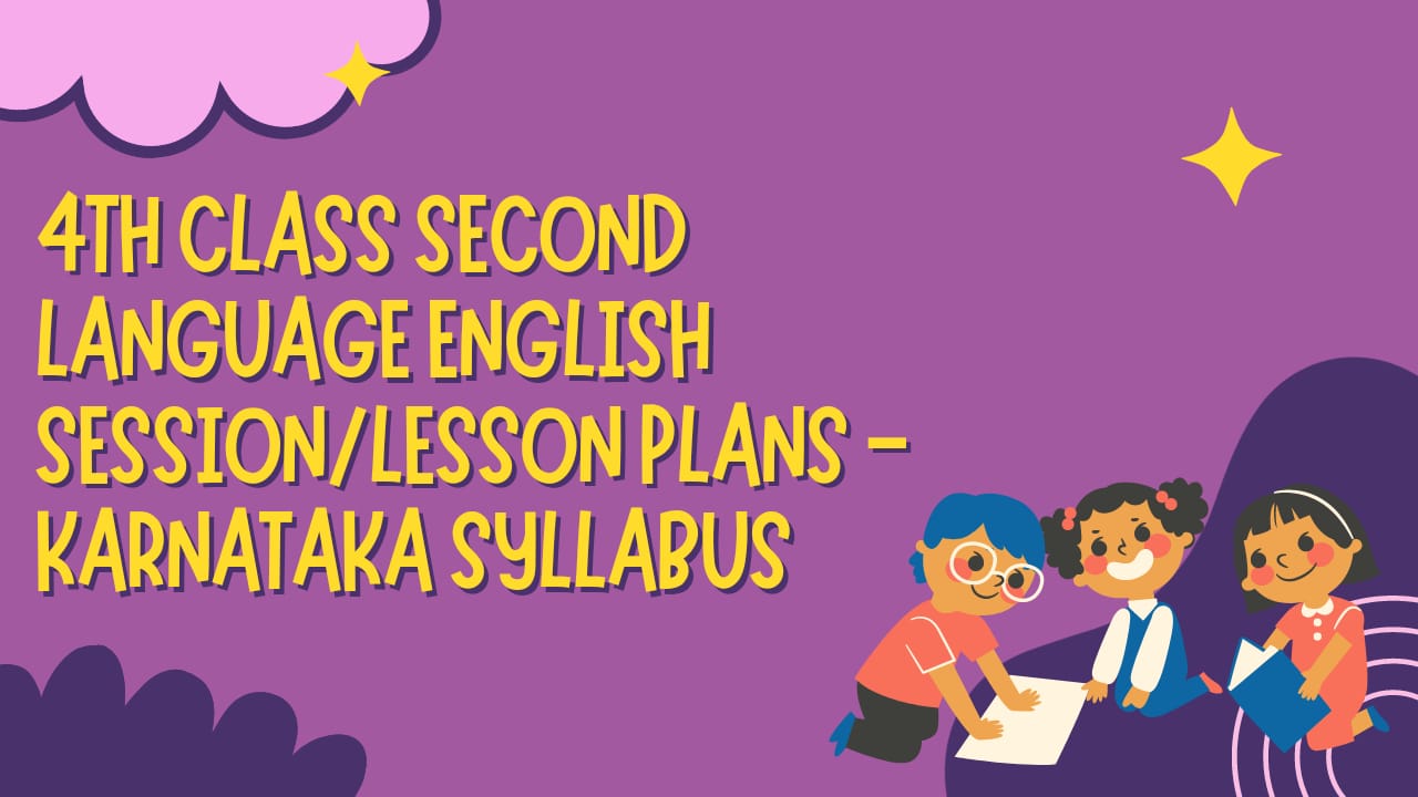 4th English lesson plan